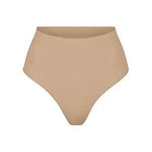 SKIMS Seamless Sculpt Mid Waist Thong Clay XS NWOT Underwear Shapewear